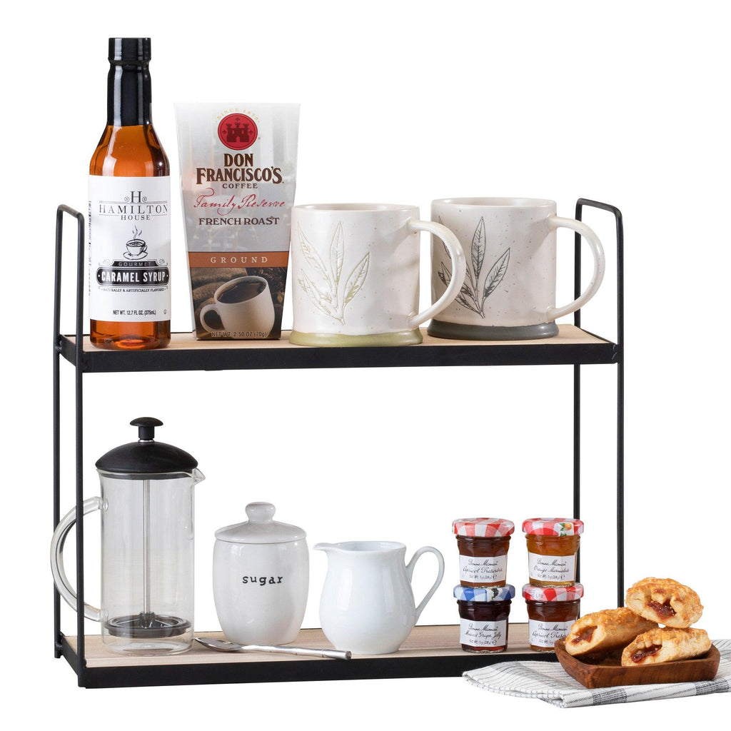 Coffee Bar Two-Tier Gift Tray