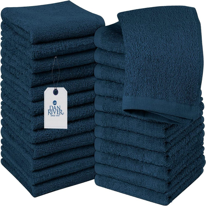 DAN RIVER 100% Cotton Bath Towel Set Pack of 4