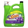 Gain + Aroma Boost Liquid Laundry Detergent, Moonlight Breeze Scent, 107 Loads, 154 Fl Oz, HE Compatible