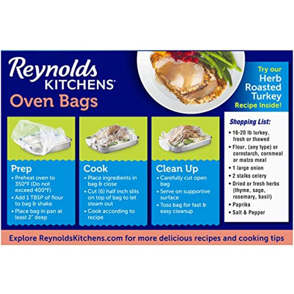 Reynolds Oven Bags, Turkey Size, 2 Ct