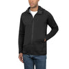 Kirkland Signature Men’S Hooded Fleece Jacket, BLACK - BLUE COLOR, FAST SHIPPING