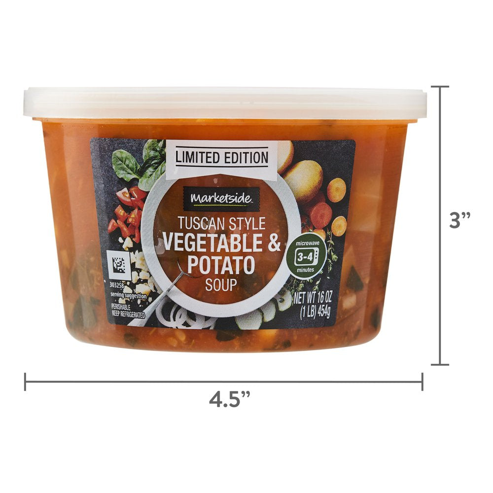 Marketside Tuscan Style Vegetable & Potato Soup, 16 Oz