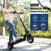 EVERCROSS Electric Scooter with 10" Solid Tires, 800W Motor up to 28 MPH and 25 Miles Range, Folding Electric Scooter for Adults , Black