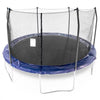 Skywalker Trampolines 15' round Trampoline with Lighted Spring Pad - Blue