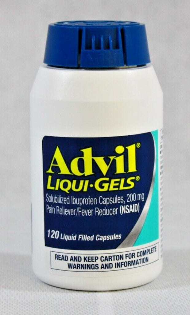 Advil Liqui-Gels Solubilized Ibuprofen 200Mg 120 Liquid Filled Capsules 01/25