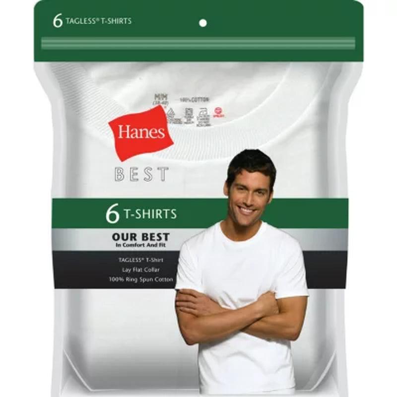 Hanes Best 6-Pack Crew T-Shirt (Assorted Colors)