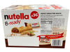 Nutella B-Ready 36 Ct Crispy Wafer Filled with Nutella Hazenut Spread with Cocoa