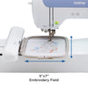 Brother PE800 Computerized Embroidery Machine with 5 in X 7 in Embroidery Area and LCD Screen