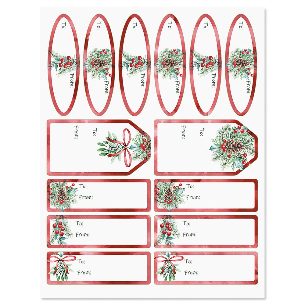 Under the Mistletoe Holiday Jumbo Rolled Gift Wrap Paper - 23" X 32', 61 Square Feet