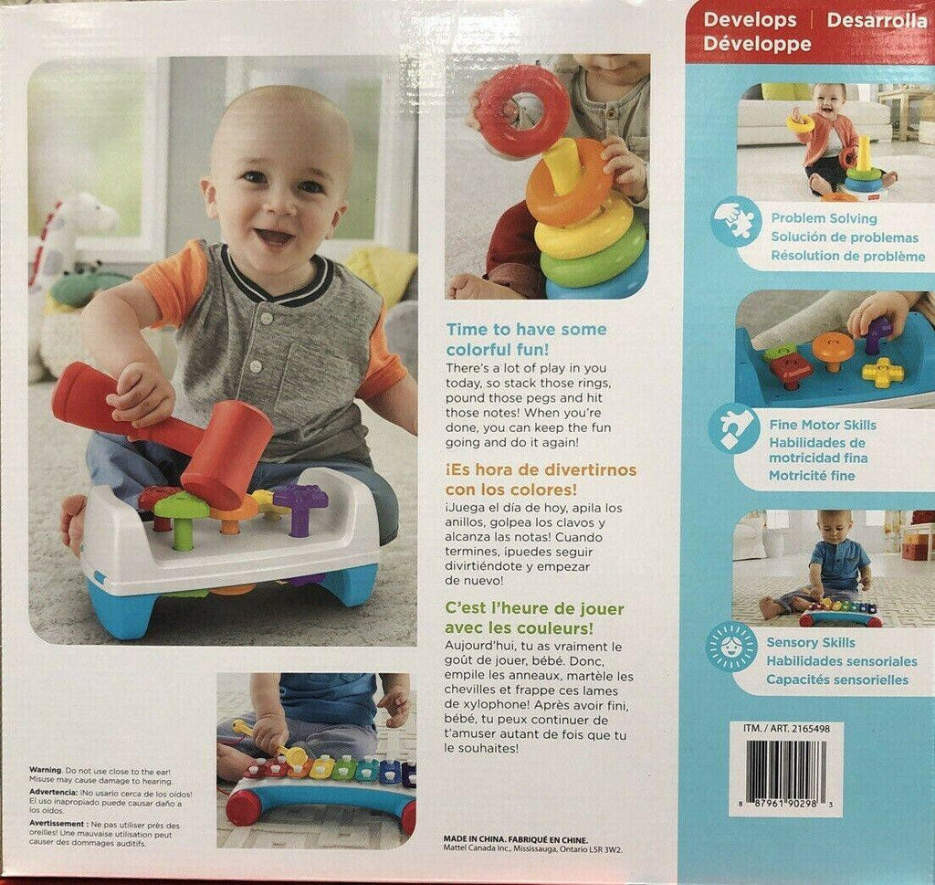 🔥 Fisher-Price Tap and Stack Develops Problem Solving Colorful Basics Bundle 🔥