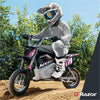 Razor Dirt Rocket MX350 - Black with Decals Included, 24V Electric-Powered Dirt Bike for Kids 13+