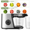 Masticating Juicer, ORFELD 150W Juicers Machine 3" New Extractors for Fruits and Vegetables, Silver