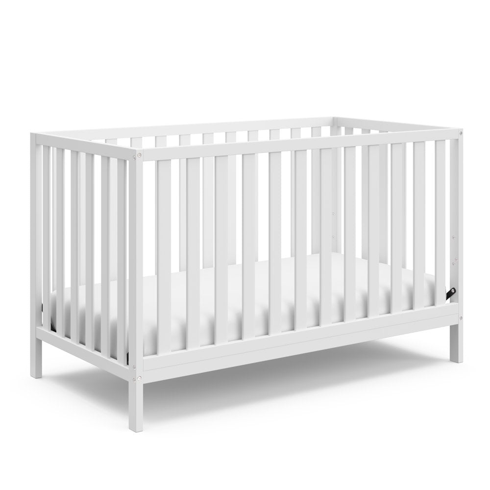 Storkcraft Sunset 4 in 1 Convertible Baby Crib, White