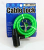 New 36" Anti-Theft Security Steel Cable Lock Chain with 2 Keys Free Shipping