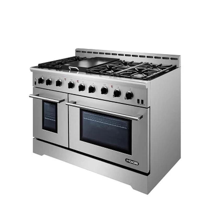 NXR 48 In. Professional Style Dual Fuel Range with Convection Oven