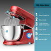 Costway Tilt-Head Stand Mixer 7.5 Qt 6 Speed 660W with Dough Hook, Whisk & Beater Red