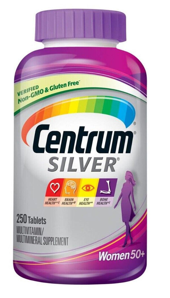 🔥Centrum Silver Multivitamin Multimineral Supplement for WOMEN 50+ 250 Tablets