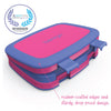 Bentgo Leak-Proof 5-Compartment Bento-Style Lunch Box, Kids Brights, Fuschia