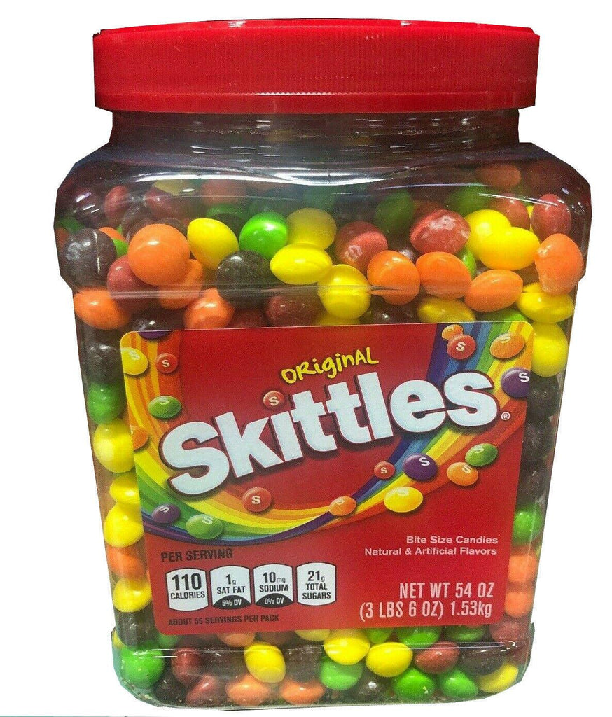 2 Packs Skittles Original Fruity Candy Jar 54 Oz 🔥