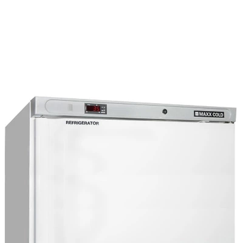 Maxx Cold Single Door Commercial Reach-In Refrigerator, White (23 Cu. Ft.)