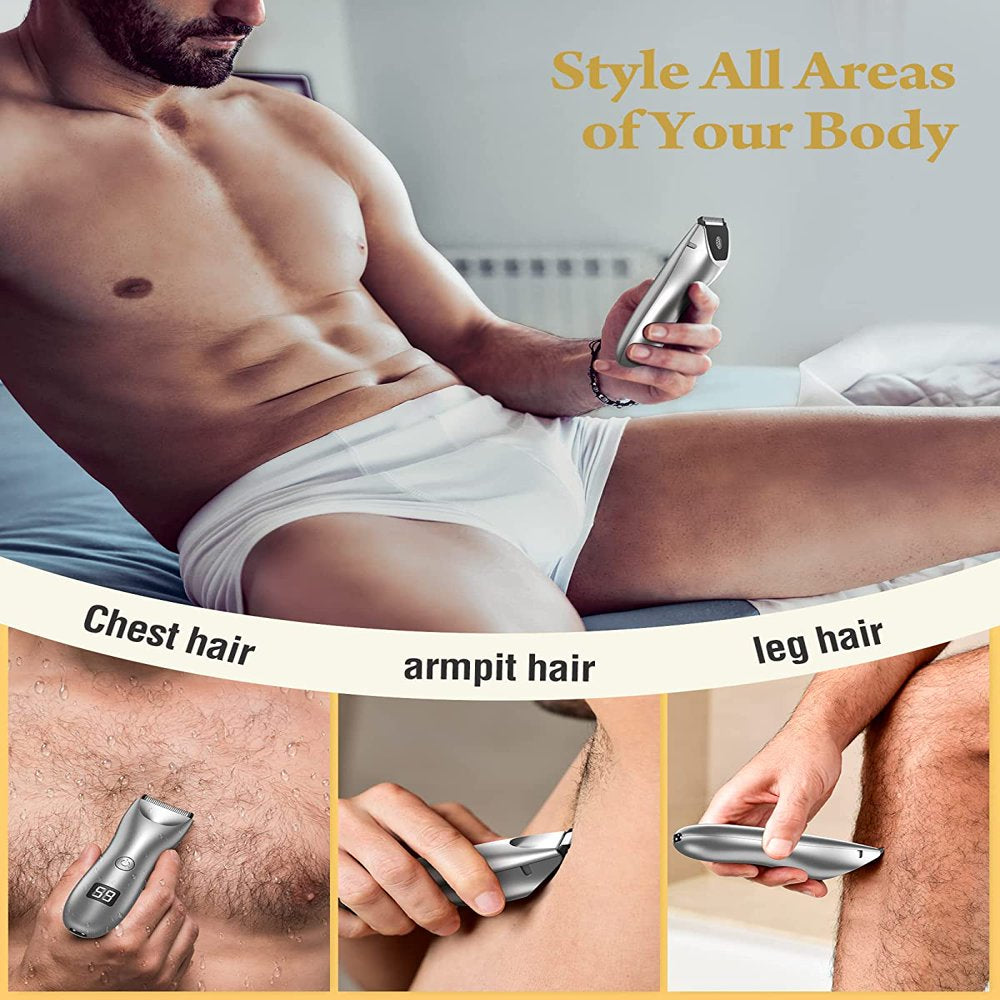 Hairspower Ultimate Ball Shaver Body Groomer for Men: Advanced Grooming with BLADELOCK Technology