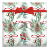 Under the Mistletoe Holiday Jumbo Rolled Gift Wrap Paper - 23" X 32', 61 Square Feet