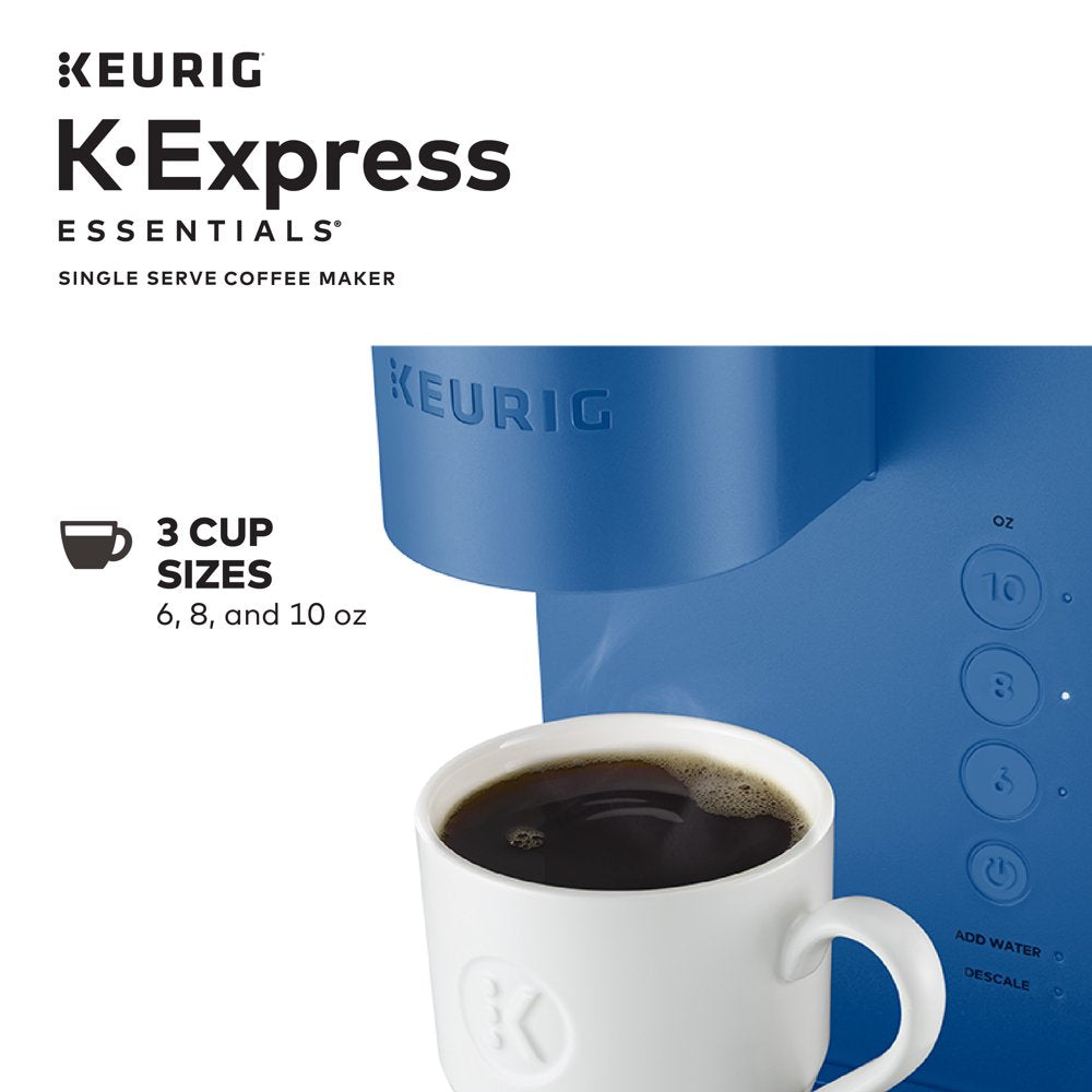 Keurig K-Express Essentials Single-Serve K-Cup Pod Coffee Maker, Pacific Blue