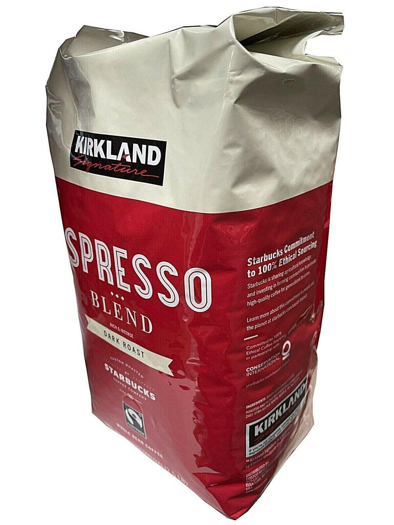 Kirkland Signature Espresso Blend Rich & Intense Dark Roast Starbucks 40 Oz