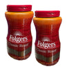 2 Packs Folgers Classic Roast Instant Coffee (16 Oz.)-Free Shipping-