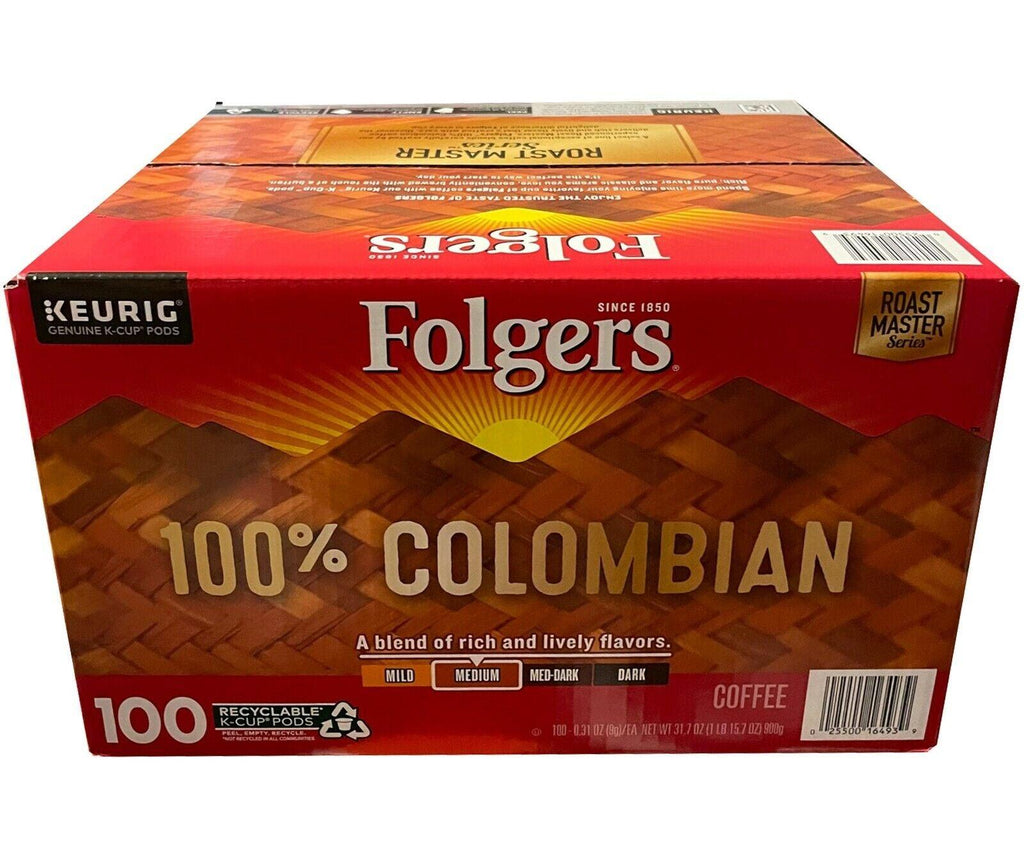 🔥 Folgers 100% Colombian Medium Roast Coffee K-Cups (100 Ct.)🔥