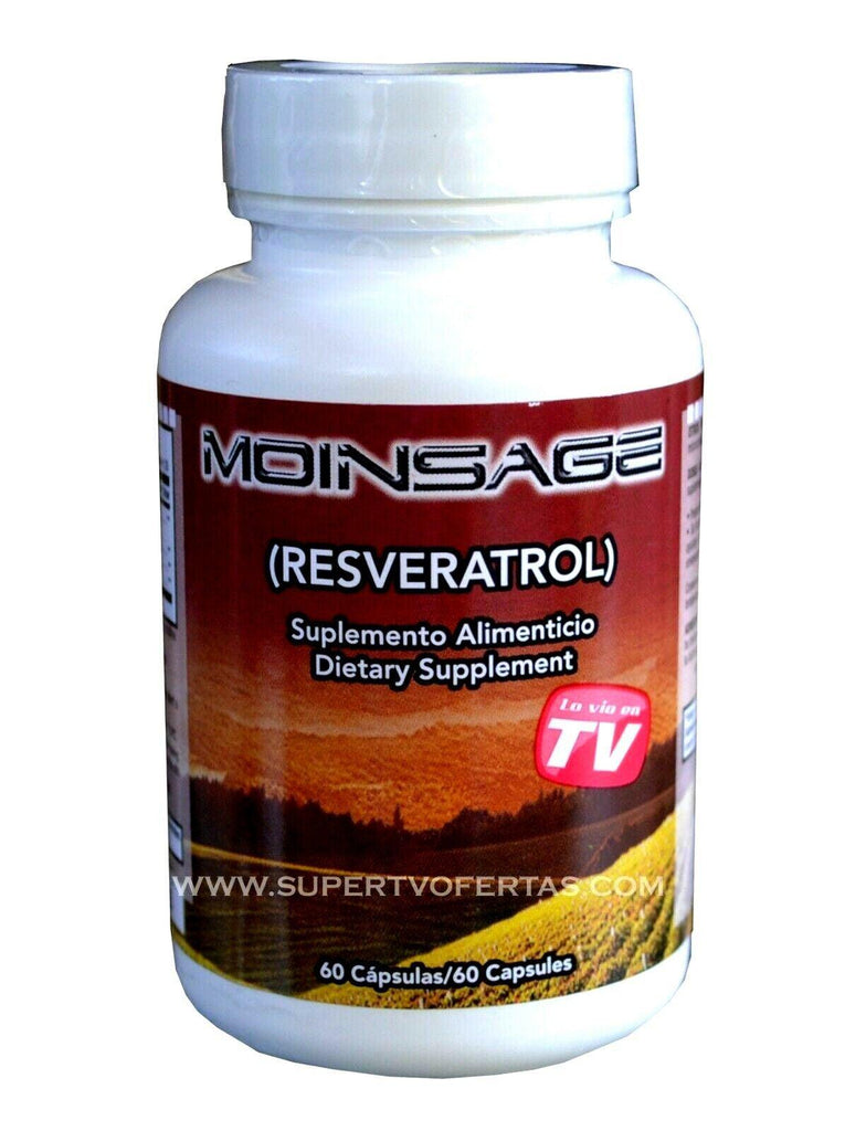 🔥 RESVERATROL MOINSAGE 60 CAPS ORIGINAL 100% NATURAL 🔥