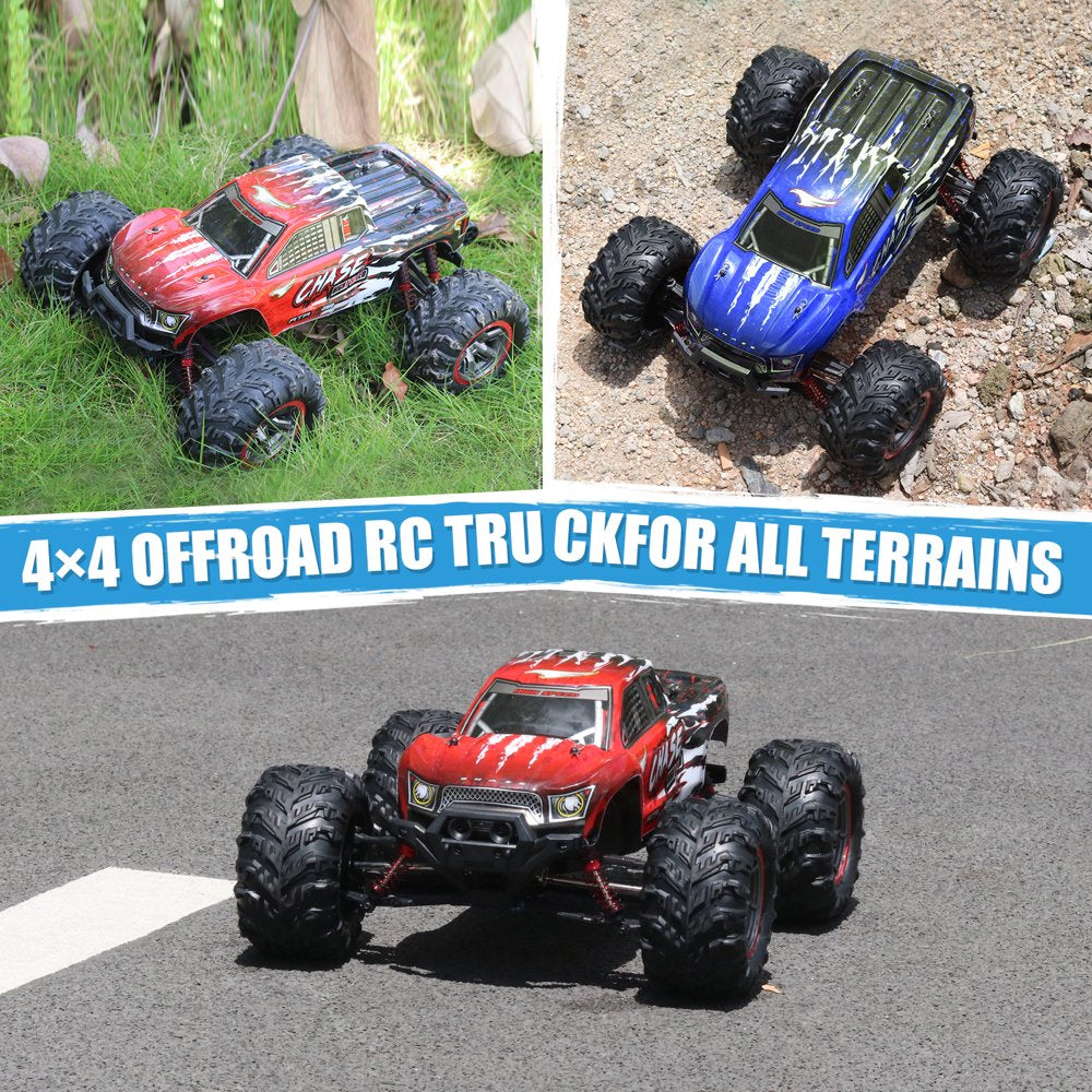 Hot Bee Remote Control Car High Speed RC Cars, 1:10 Scale 46KM/H 4WD off Road Monster Trucks,Gift for Boys Adults