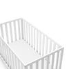 Storkcraft Sunset 4 in 1 Convertible Baby Crib, White