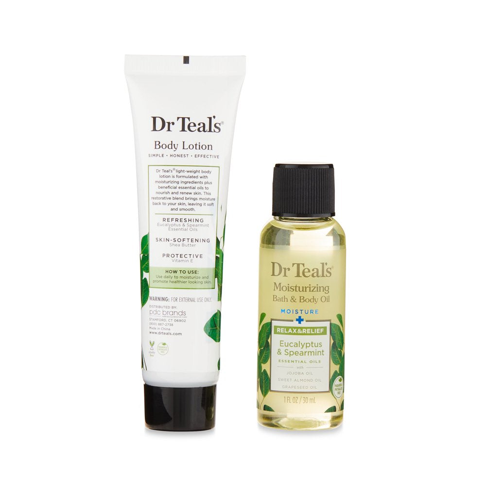 Dr Teal’S Relax & Relief Gift Set, Eucalyptus & Spearmint, 5 Piece