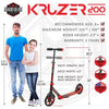 Madd Gear Kruzer Folding Height Adjustable Commuter Scooter