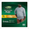 Depend Protection plus Ultimate Underwear for Men Extra Large 80-Count: CWDS