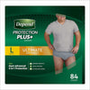 Depend Protection plus Ultimate Underwear for Men Large 84-Count: Waist 35” CWDS