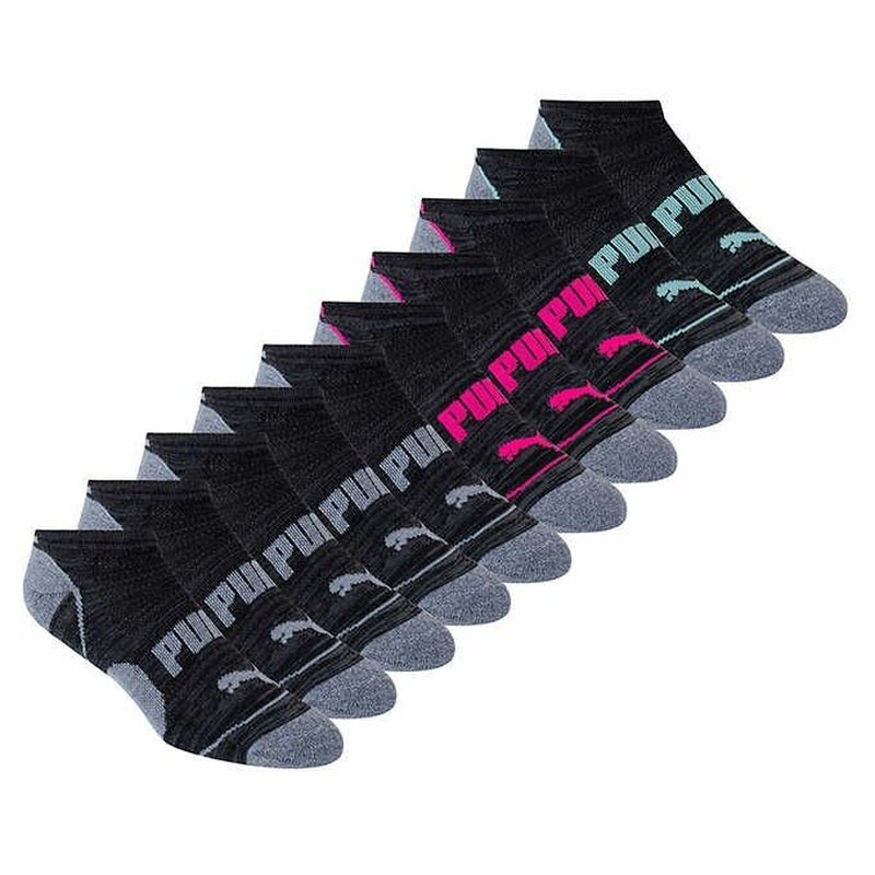 Ladies' No Show Sock by Puma, 10-Pair