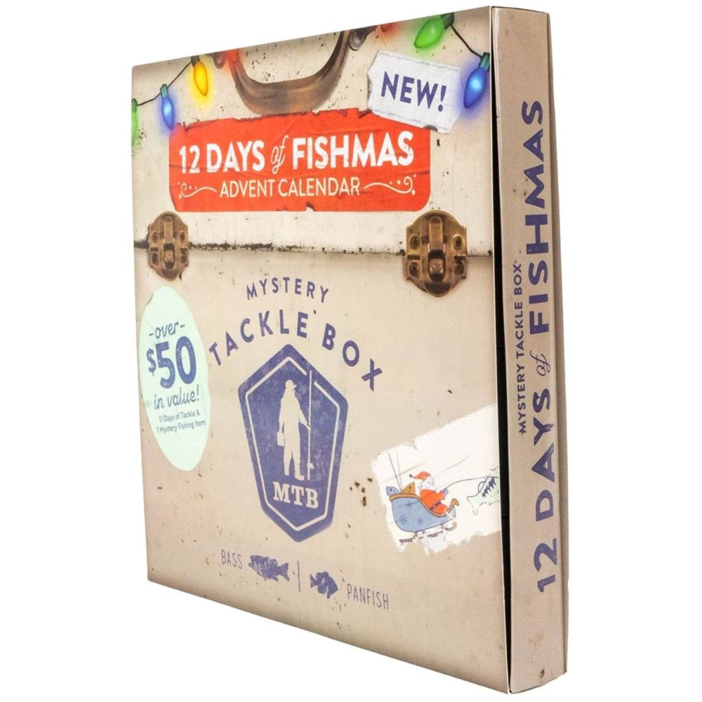 Mystery Tackle Box 12 Days of Fishmas Advent Calendar 2023, Ready