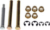 Dorman 38479 Front Door Hinge Pin and Bushing Kit Compatible with Select Dodge / Mitsubishi / Ram Models