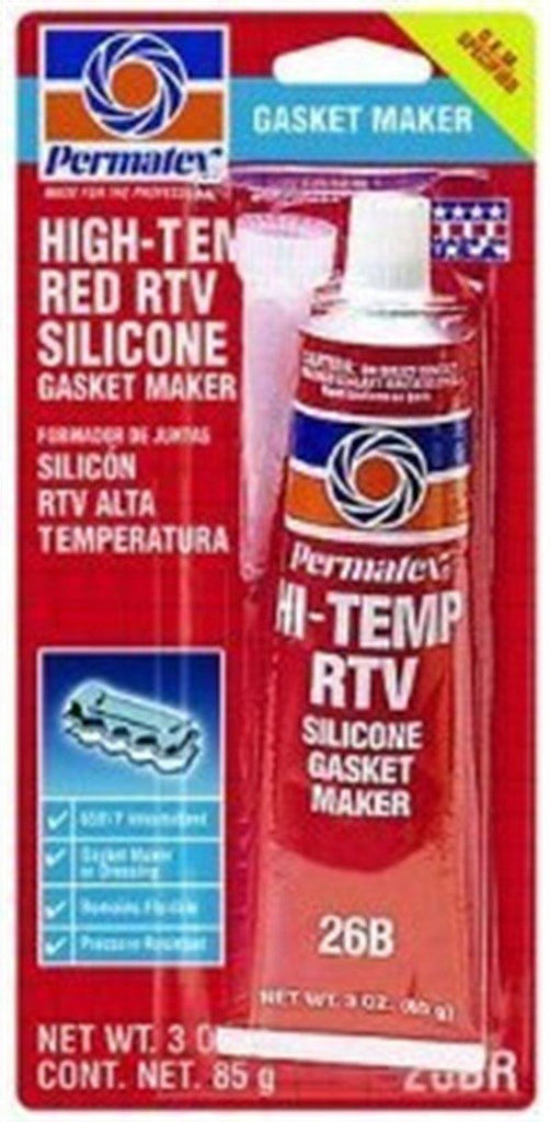 Permatex 81160 #26 HIGH-TEMP RTV SILICONE GASKET MAKER 3 OZ