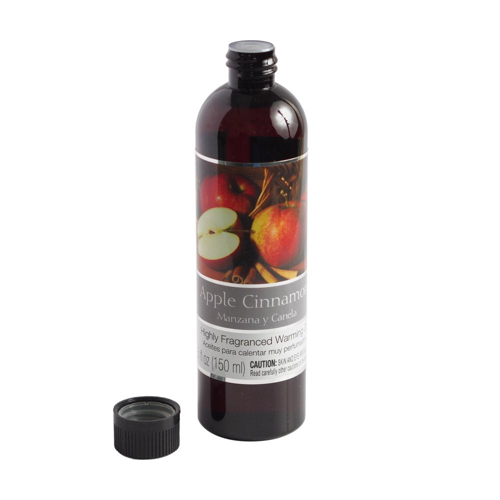 Hosley Set of 2, 5 Oz Apple Cinnamon Fragrance Warming Oils