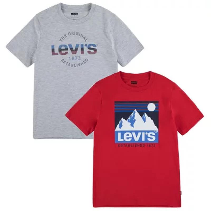 Levi'S Boys' 2 Pack Graphic Tee