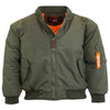 Men'S Heavyweight MA-1 Bomber Flight Jacket