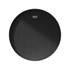 Mainstays 30-Inch round Wall Mirror, Modern Black Wood Finish