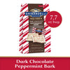 GHIRARDELLI Dark Chocolate Peppermint Bark Chocolate Squares, Layered Dark Chocolate and White Chocolate Candy, 7.7 Oz Bag