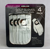 Kirkland Men'S Golf Gloves Premium Cabretta Leather 4 Pack Free Shipping S-XL