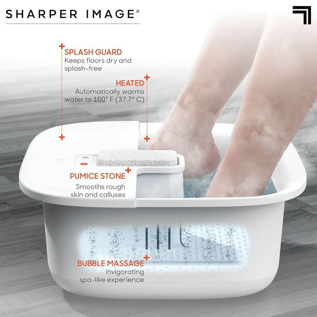 Sharper Image Spahaven Sooth Foot Bath with Heated Massage. |100 - Free Shipping