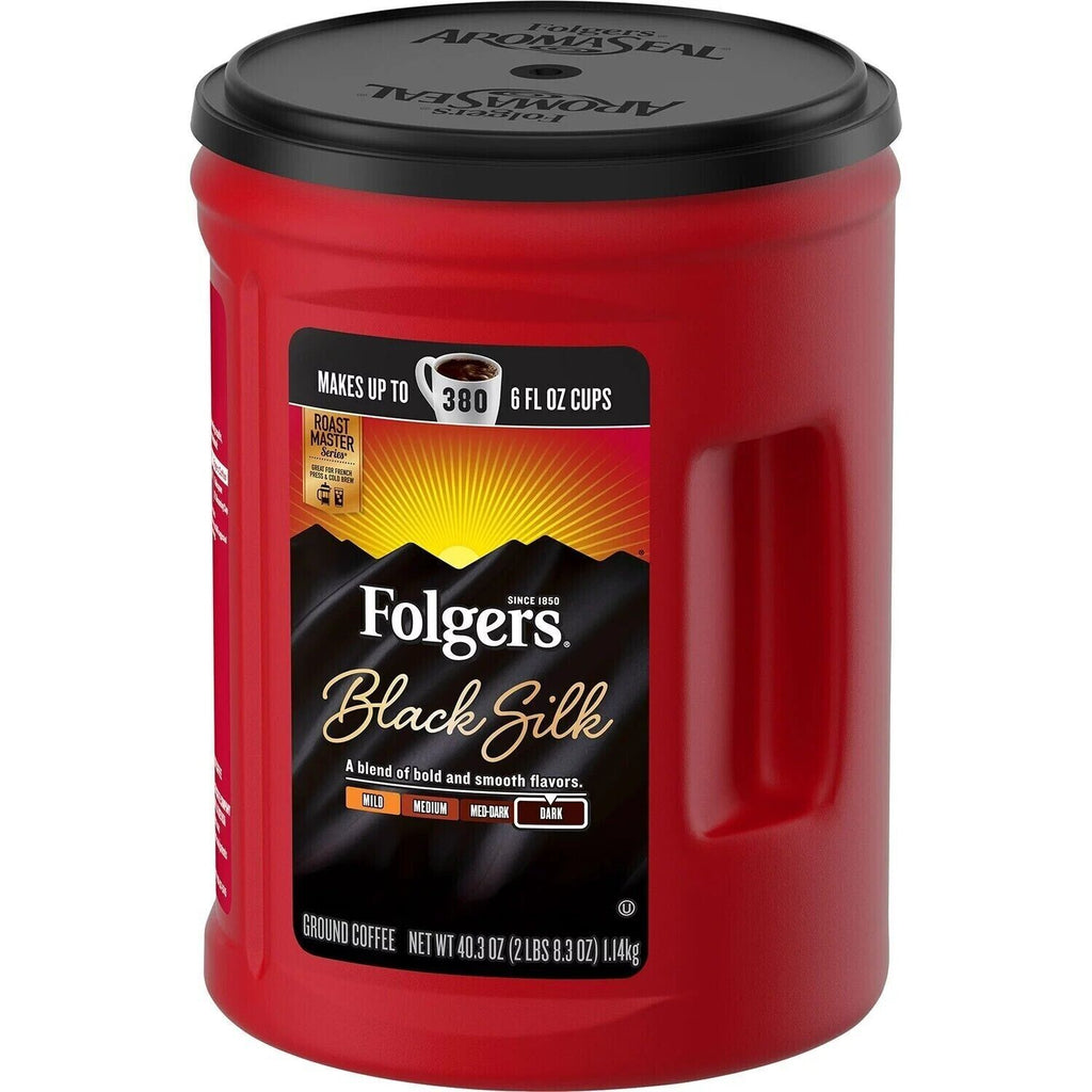 Folgers Black Silk Espresso (40.3 Oz.)- FREE SHIPPING