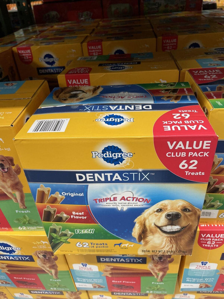 🐶 Pedigree Dentastix Dog Treats, Variety Pack (3.34 Lbs., 62 Ct.) 🐶